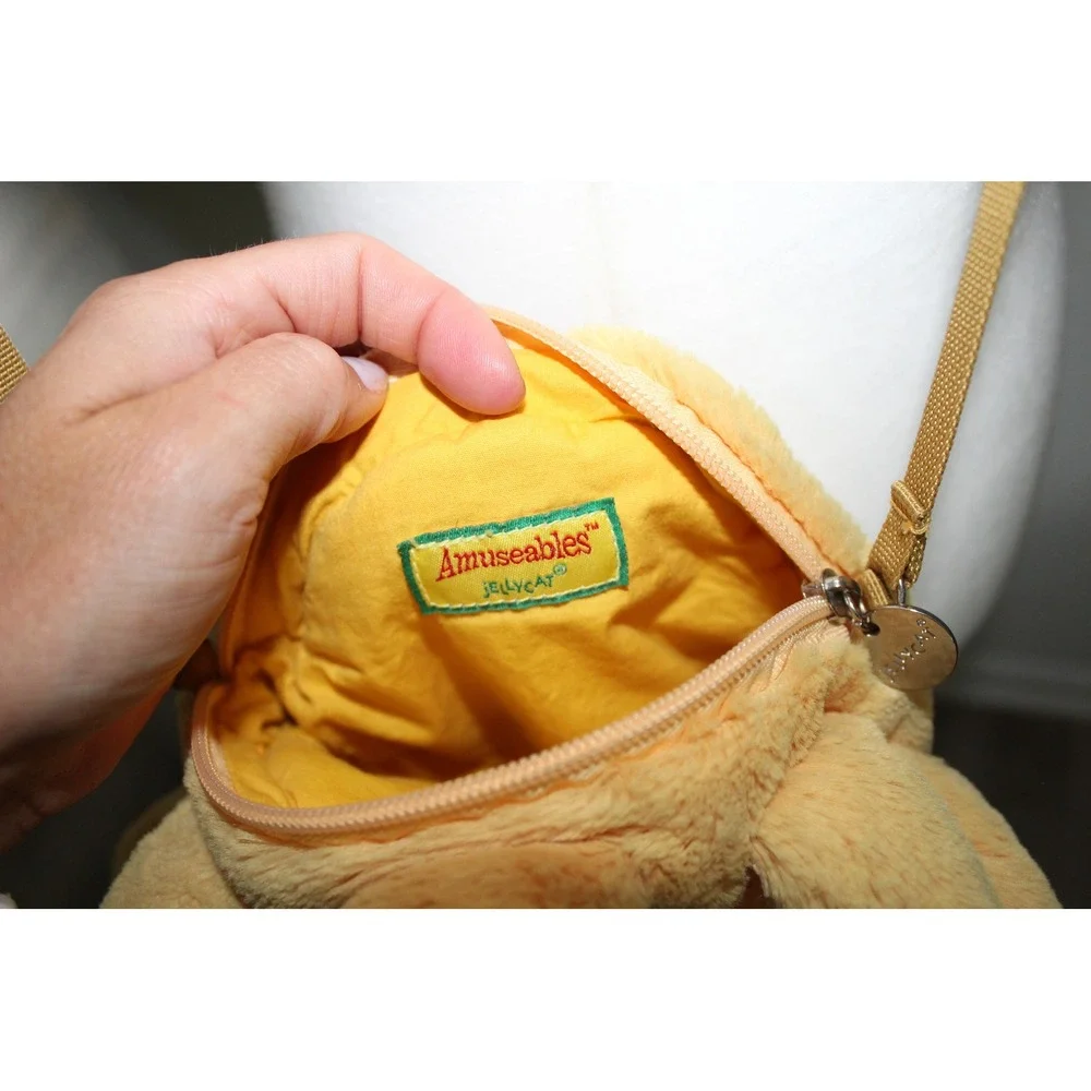 Jellycat Amuseables Retired Sun Bag Yellow Plush Crossbody Novelty Purse Kids